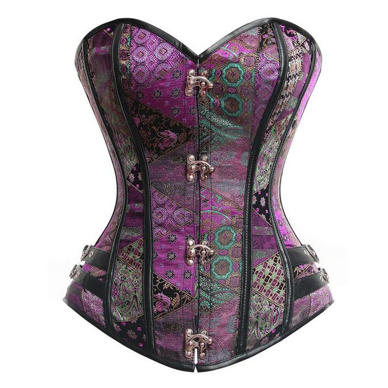 Waist Trainer Body Shaper Corset Steampunk Gothic Burlesque Style Sexy Lingerie Party Corset Bustier
