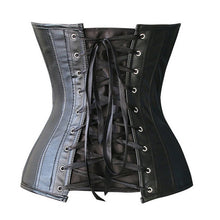 Waist Trainer Corset Leather Gothic Style Burlesque Waist Trainer Lingerie Shapewear Bustiers For Women