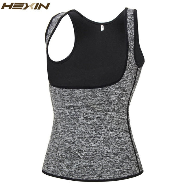 HEXIN Women's Hot Sweat Waist Trainer Slimming Vest Waist Trainer Body Shaper for Weight Loss Shapewear Neoprene Shapers